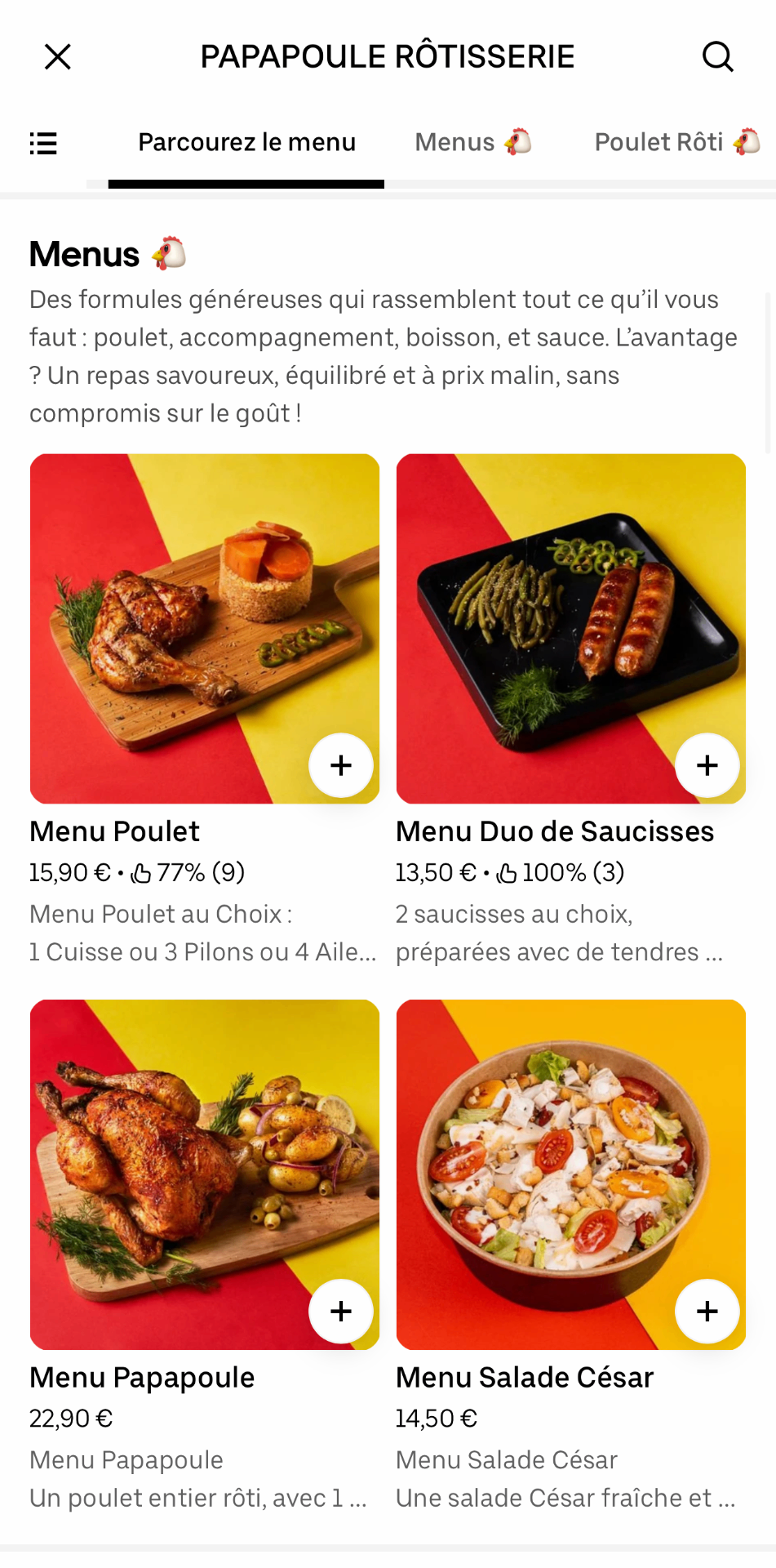 Menu optimisé 1
